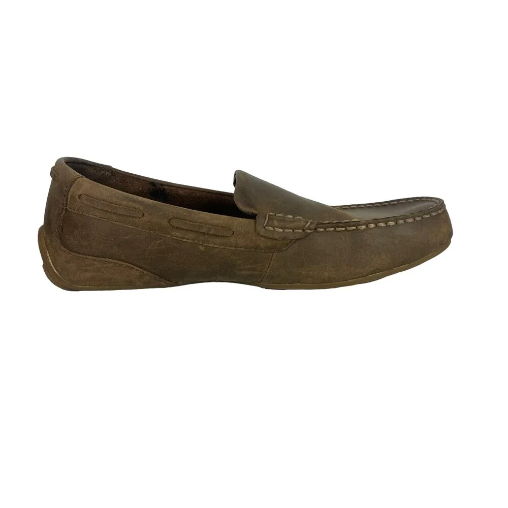 Sperry Top-Sider Men's Brown Leather Driving Moccasin Loafers Shoes Size 10.5